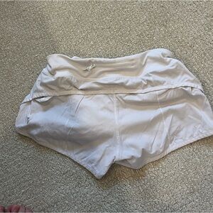 Ivivva white shorts identical to Lulu spead ups!